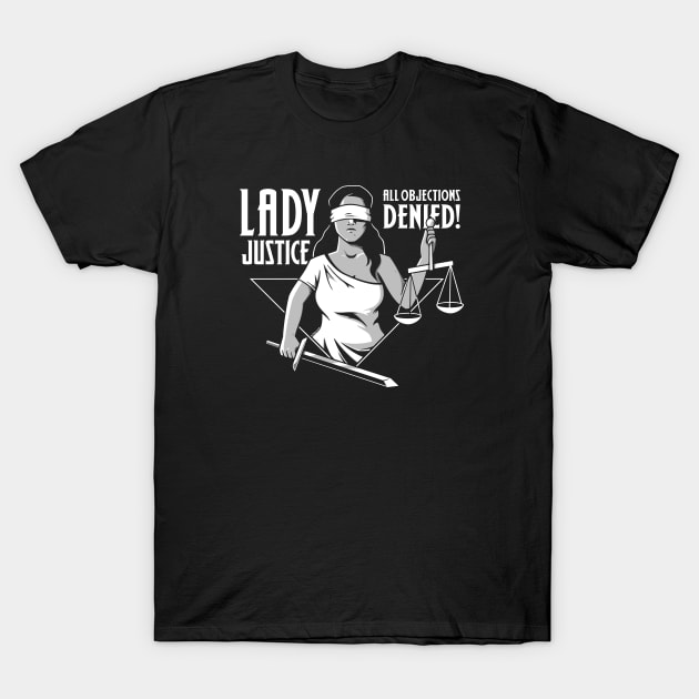 Lady Justice T-Shirt by wloem